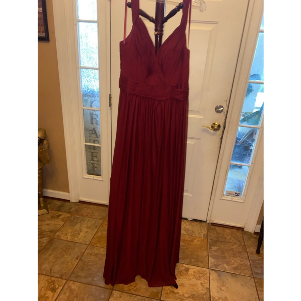Women's Kleinfeld Dress, wine, Size 16
